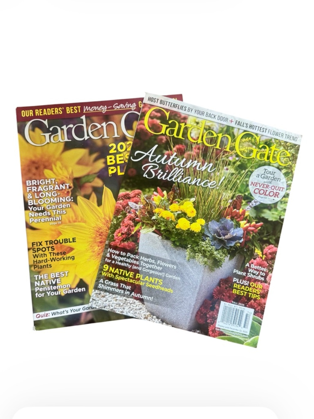 Garden Gate Magazine Set 2025 Gardening Native Plants flowers Autumn Brilliance